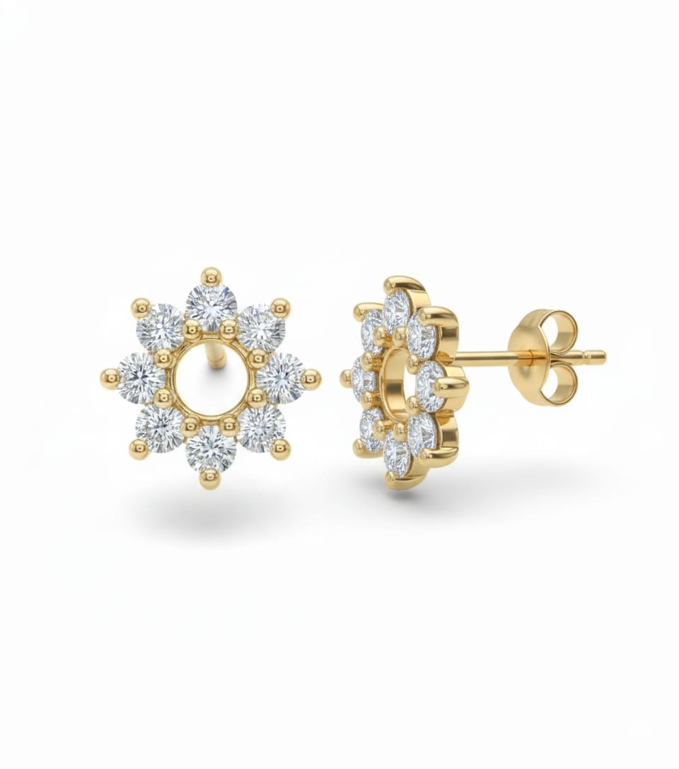 Aurora — Multi-Color Zircon Studs | 925 Silver Rhodium Plated