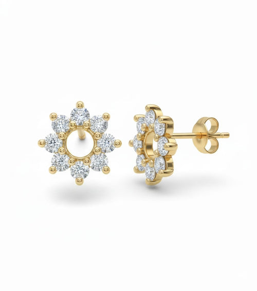 Aurora — Multi-Color Zircon Studs | 925 Silver Rhodium Plated