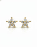 Rose Bloom — Rose Quartz Studs | 925 Silver Rhodium Plated